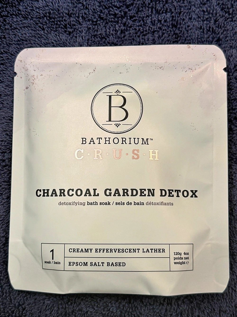 Bathorium Charcoal Garden Detox Crush Bath Soak Charcoal